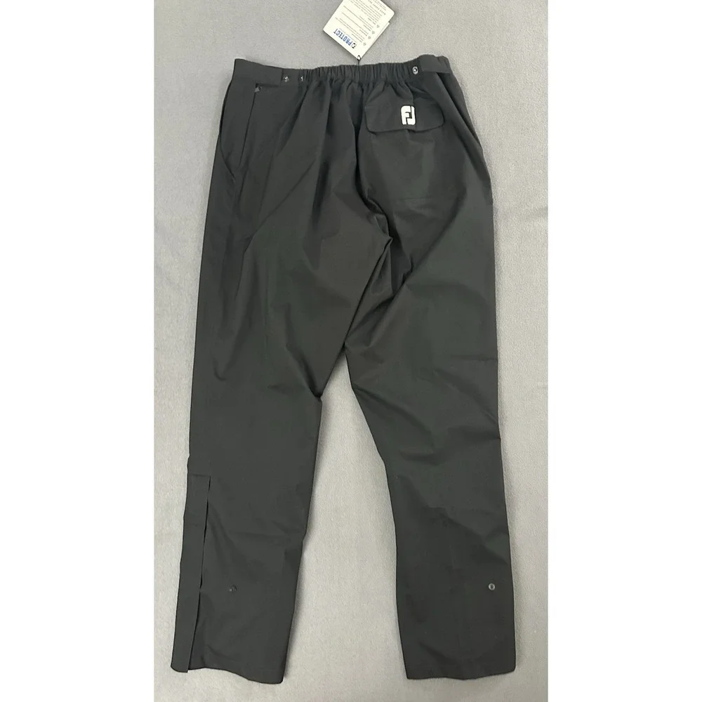 FootJoy Golf Pants DryJoys Rain Wind Weather Waterproof Hydrolite Women XL Black